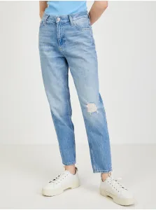 Svetlomodré dámske mom džínsy Calvin Klein Jeans #4769824