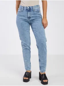 Boyfriend, Mom pre ženy Calvin Klein Jeans - svetlomodrá #6068267