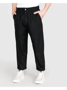Voľnočasové nohavice pre mužov Calvin Klein - čierna #4673847