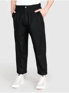 Voľnočasové nohavice pre mužov Calvin Klein - čierna #630394