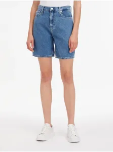 Kraťasy pre ženy Calvin Klein Jeans - modrá #6068135