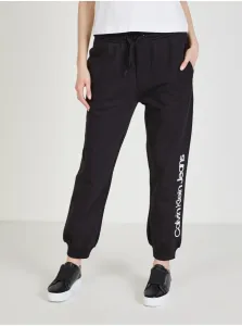 Čierne dámske tepláky Calvin Klein Jeans #631096