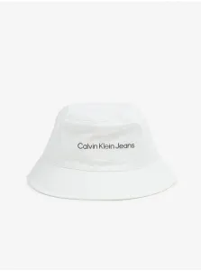 Bavlnený klobúk Calvin Klein Jeans Biela farba, bavlnený #4882767