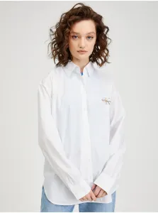 Biela dámska košeľa Calvin Klein Jeans