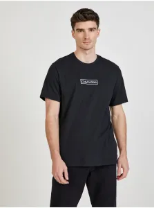 Calvin Klein REIMAGINED HER LW-S/S CREW NECK Pánske tričko, čierna, veľkosť M