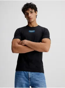 Bavlnené tričko Calvin Klein Jeans čierna farba, s potlačou #4982648