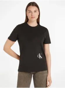 Tričká s krátkym rukávom pre ženy Calvin Klein Jeans - čierna #6067701