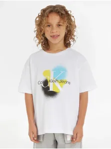 Calvin Klein Jeans Tričko detské Biela #7142886