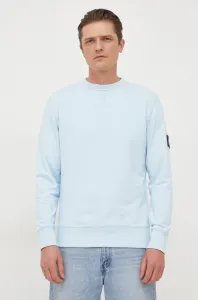 Bavlnená mikina Calvin Klein Jeans pánska, jednofarebná #9081453