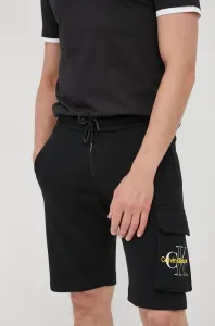 Bavlnené šortky Calvin Klein Jeans pánske, čierna farba, #236805