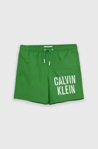 Detské plavkové šortky Calvin Klein Jeans zelená farba #6983748