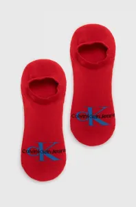 Ponožky Calvin Klein Jeans pánske, červená farba #180207