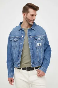 Rifľová bunda Calvin Klein Jeans pánska, prechodná, oversize #8733398