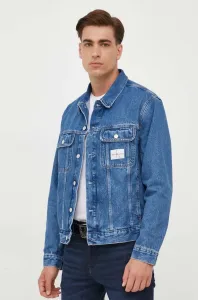 Rifľová bunda Calvin Klein Jeans pánska, prechodná, oversize #8752243