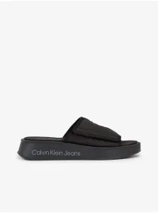 Papuče, žabky pre ženy Calvin Klein Jeans - čierna #6262824