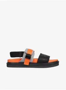 Sandále, papuče pre mužov Calvin Klein Jeans - oranžová, čierna #6285866