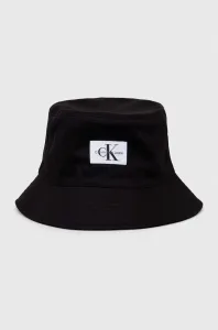 Bavlnený klobúk Calvin Klein Jeans čierna farba, bavlnený #8742441
