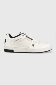 Tenisky Calvin Klein Jeans Cupsole Laceup Basket Low biela farba #251326