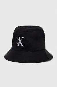 Bavlnený klobúk Calvin Klein Jeans čierna farba, bavlnený #8742434