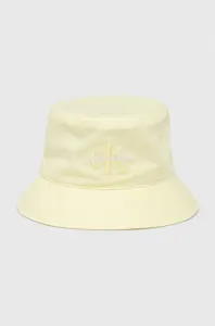 Bavlnený klobúk Calvin Klein Jeans žltá farba, bavlnený #8742433