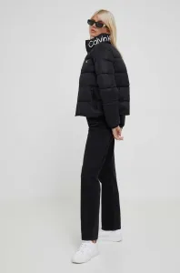 Bunda Calvin Klein Jeans dámska, čierna farba, zimná