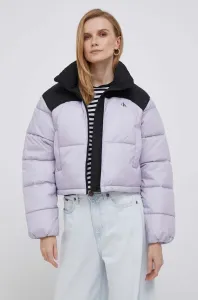 Bunda Calvin Klein Jeans dámska, ružová farba, zimná #8920295