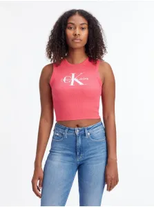 Tielka pre ženy Calvin Klein Jeans - tmavoružová #6067787