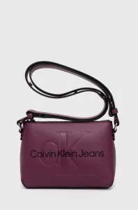 Kabelka Calvin Klein Jeans fialová farba #8739137