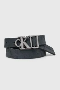 Kožený opasok Calvin Klein Jeans dámsky, čierna farba #8742011