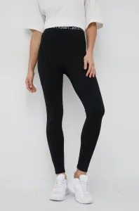 Legíny Calvin Klein Jeans dámske, čierna farba, jednofarebné