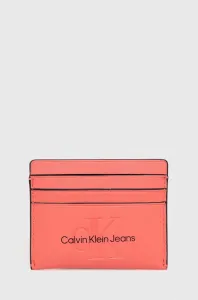 Peňaženka Calvin Klein Jeans ružová farba