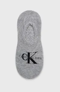 Ponožky Calvin Klein Jeans dámske, šedá farba #4453204