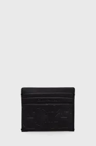 Puzdro na karty Calvin Klein Jeans dámsky, čierna farba #242332