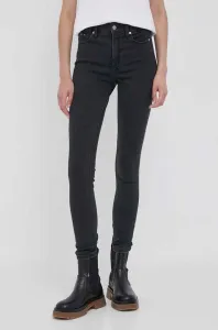 Rifle Calvin Klein Jeans dámske, čierna farba