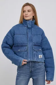 Rifľová bunda Calvin Klein Jeans dámska, zimná, oversize