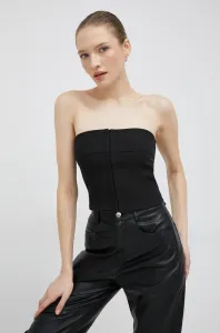 Top Calvin Klein Jeans dámska, čierna farba, jednofarebná #4234988