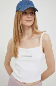Top Calvin Klein Jeans dámsky, biela farba #8660322