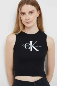 Top Calvin Klein Jeans dámsky, čierna farba #7834348