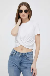 Tričko Calvin Klein Jeans dámsky, biela farba