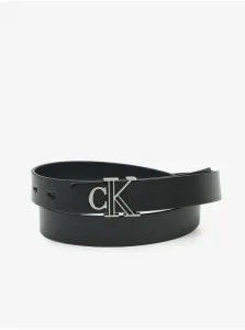 Černý dámský kožený pásek Calvin Klein Jeans #630964