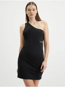 Čierne dámske puzdrové šaty Calvin Klein Jeans #4998354
