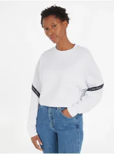 Mikiny pre ženy Calvin Klein Jeans - biela #6263144