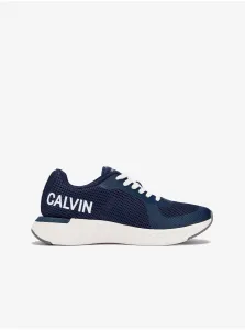 Tmavomodré pánske tenisky Amos Calvin Klein Jeans #629903