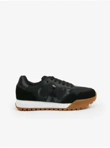 Tenisky Calvin Klein Jeans YM0YM00583 TOOTHY RUNNER BOLD MONO čierna farba