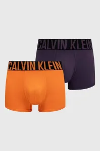 Boxerky Calvin Klein Underwear 2-pak pánske,oranžová farba,000NB2602A