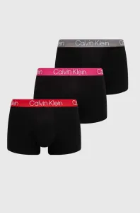 Boxerky Calvin Klein Underwear 3-pak pánske, čierna farba #8764560