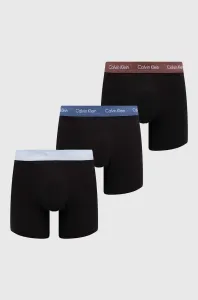 Boxerky Calvin Klein Underwear 3-pak pánske,čierna farba,000NB1770A