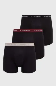 Boxerky Calvin Klein Underwear 3-pak pánske,čierna farba,000NB1770A