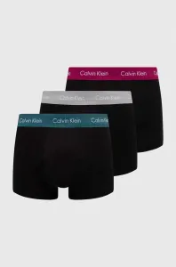 Boxerky Calvin Klein Underwear 3-pak pánske,čierna farba,0000U2664G #9078965