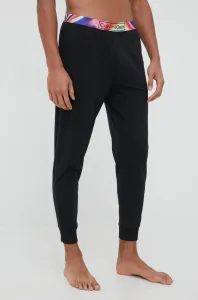 Pyžamové nohavice Calvin Klein Underwear pánske, čierna farba, jednofarebná #237955